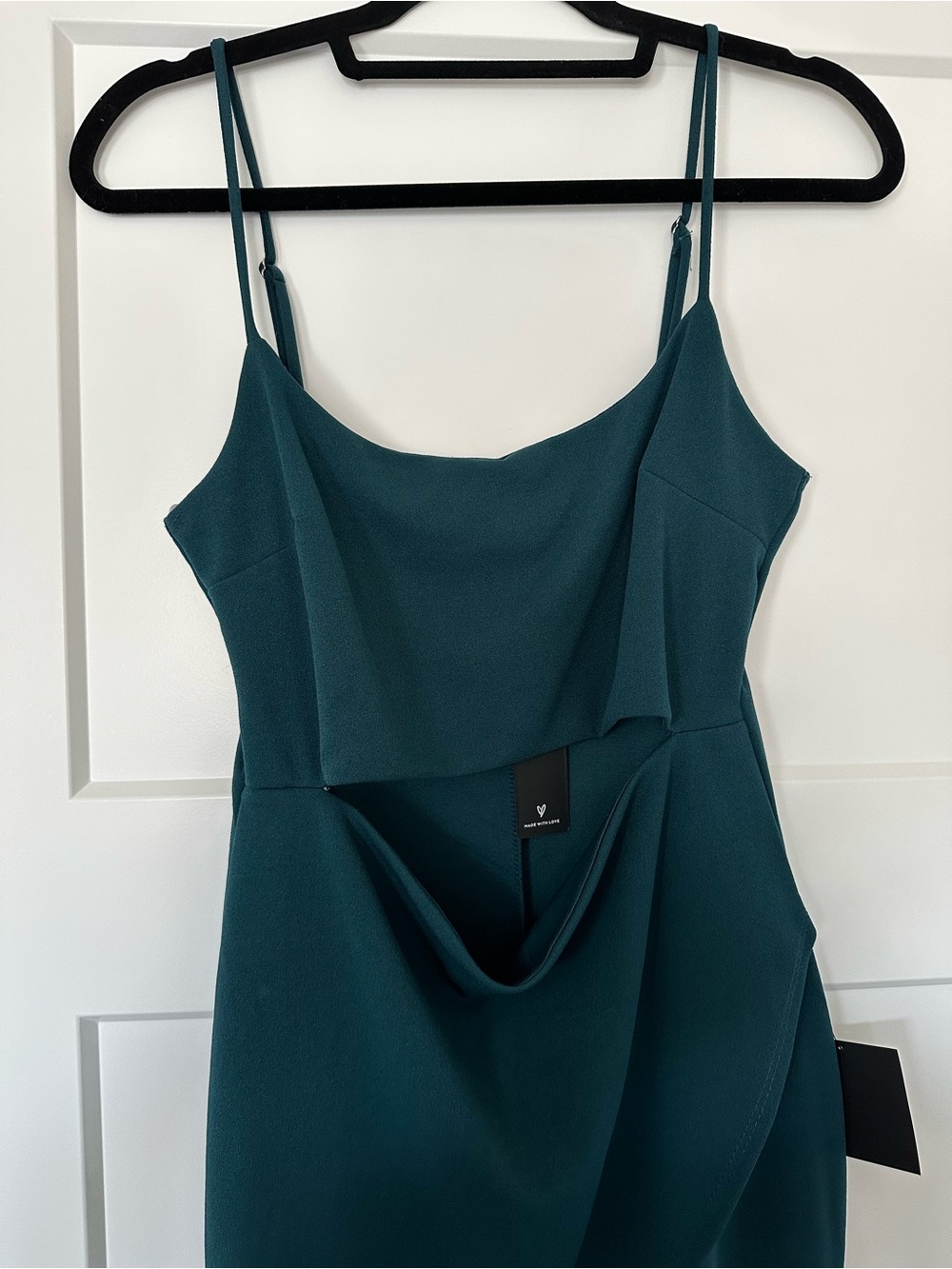 Women’s Lulu’s Dark Teal Cutout Bodycon Dress - Picture 5 of 8